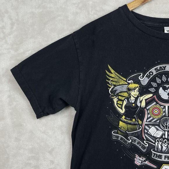 Battlestar Galactica T Shirt Small Black TeeFury So Say We All Cylon Sci Fi - Picture 4 of 11
